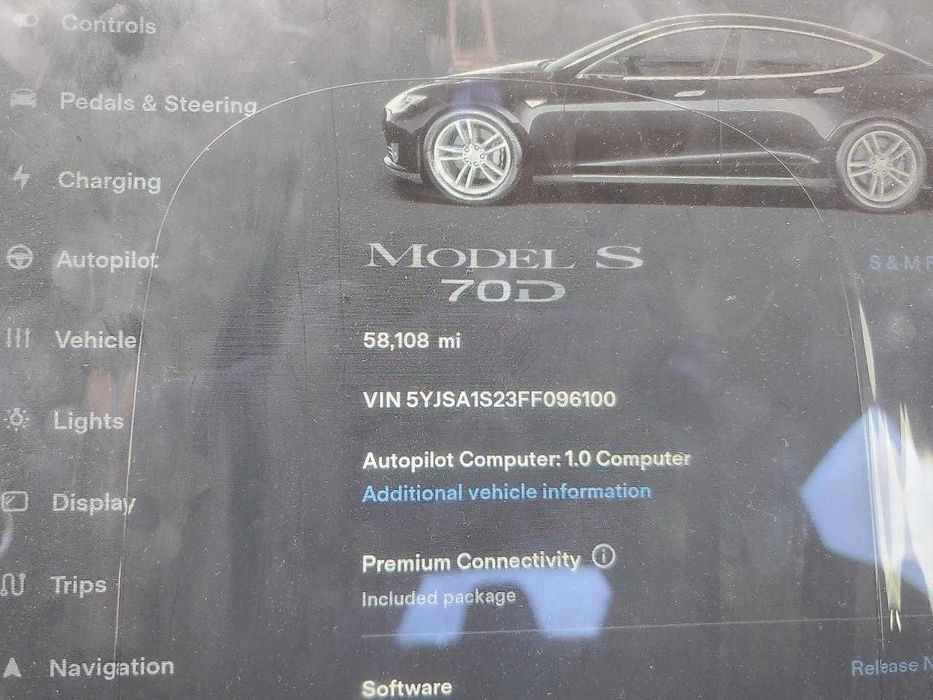 2015 Tesla Model  S 70D