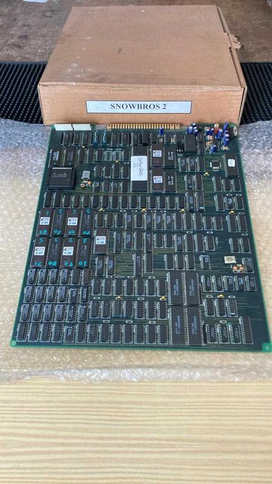 Placa PCB Arcade Snow Bros 2 (Bootleg)+Caixa