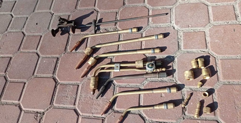 7 palników palniki do cięcia i spawania acetylenem 2 reduktory