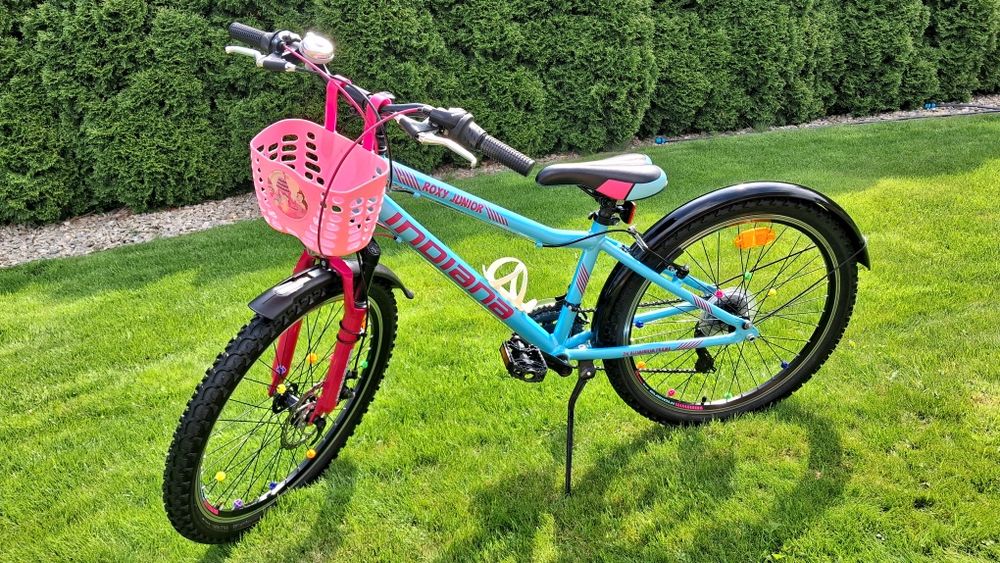 Rower  jak nowy dla dziewczynki (od122cm)INDIANA Roxy Junior Kross kola-24"/Transport