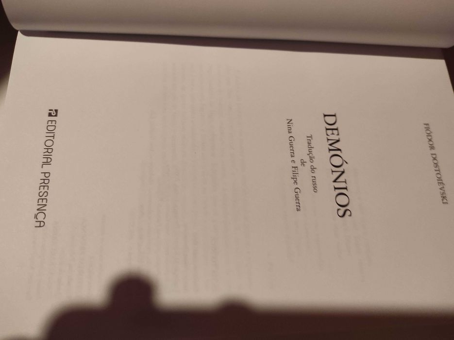 Dostoievski - Demônios - (Novo-Portes gratuitos)