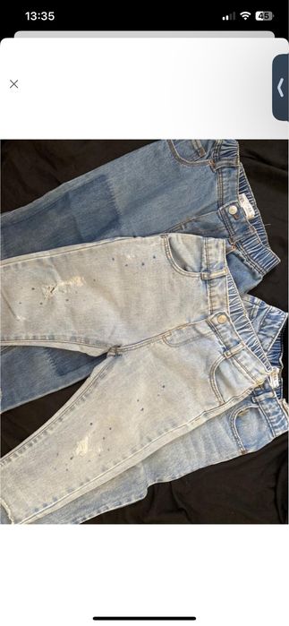 Джинсы zara на мальчика 2-4 года
