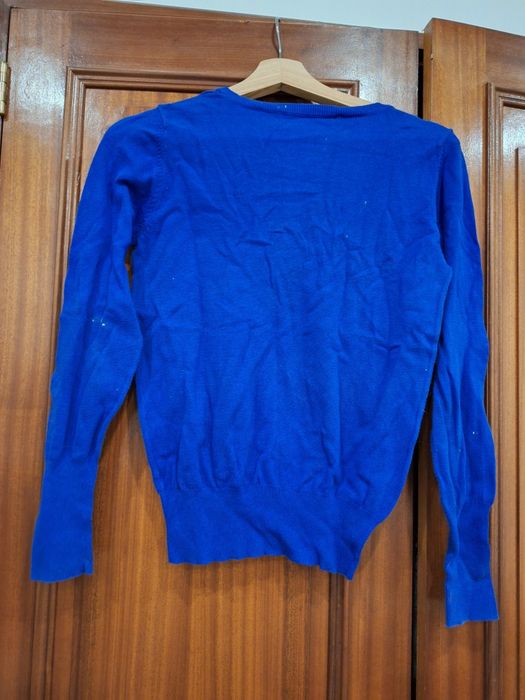 Camisola malha azul