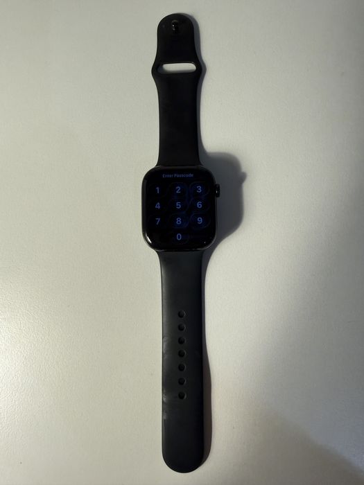 Apple Watch Series 10 (46mm, GPS) Jet Black Aluminum — pełen zestaw