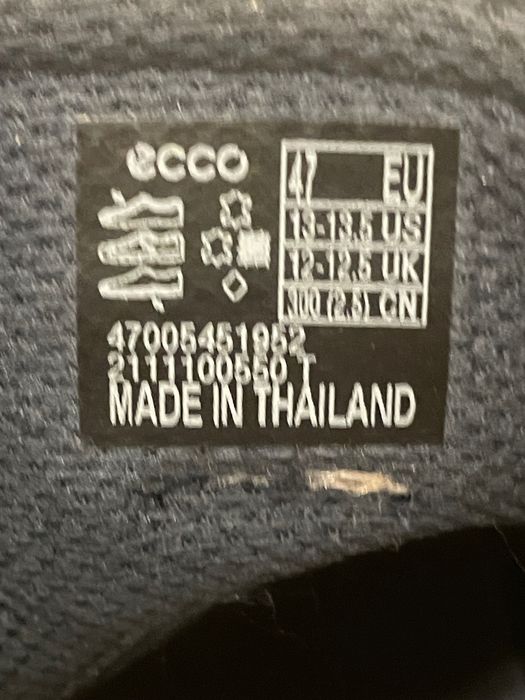 Ecco buty rozmiar. 47