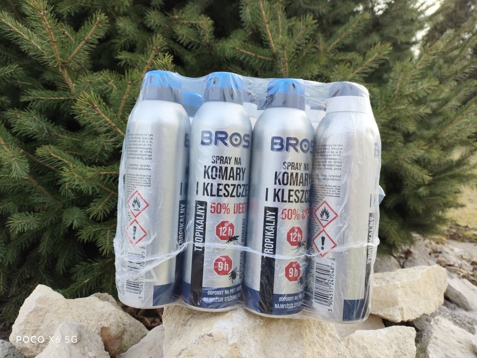 Bross spray na komary i kleszcze.