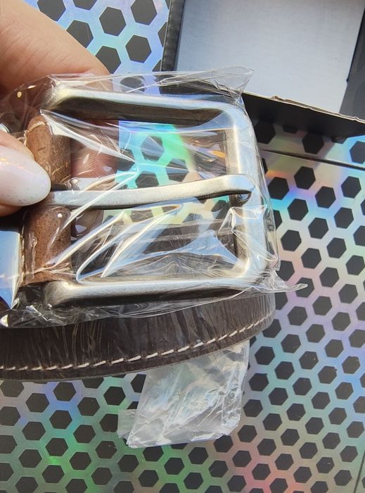 Pasek męski skórzany