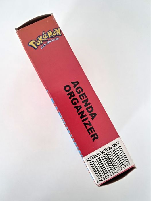 Agenda Pokémon Oficial Nova - Sitting Pikachu (Nintendo, 2000)