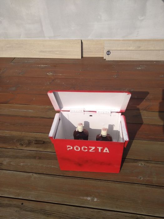 Barek skrzynka na listy PRL loft zabytkowa Vintagee