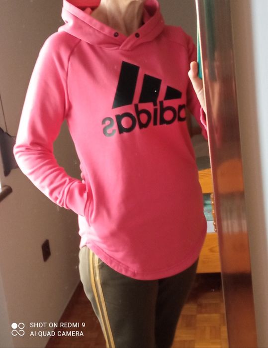 Adidas bluza damska z kapturem S-M