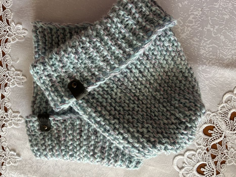 Czapka komin rekodzielo Handmade