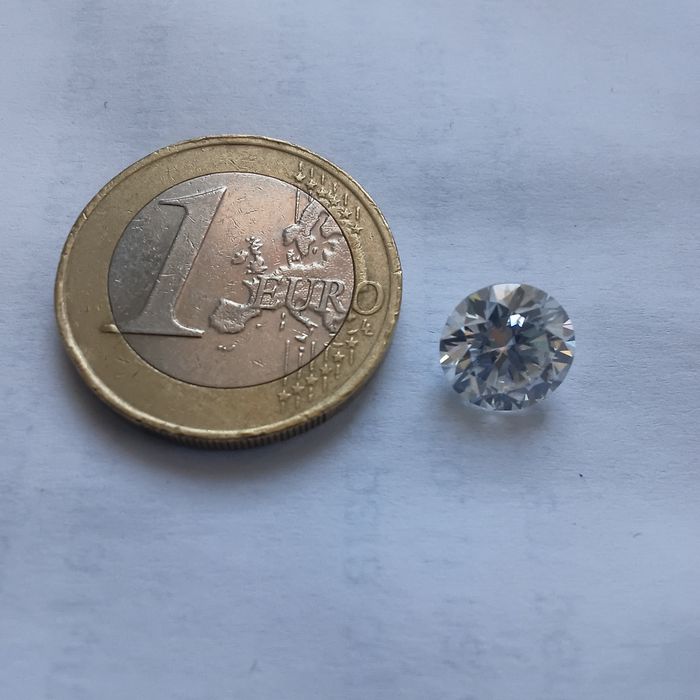 Diamante CVD 8.5mm   Pura Perfeição! Certificado
