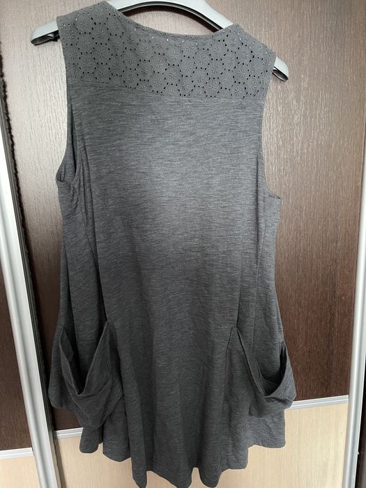 Szara kamizelka kardigan Miss Selfridge 36