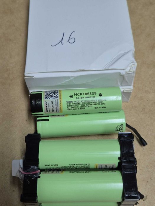 Pilhas NCR18650B, Li-ion MH12210 NCA 3.6V novas