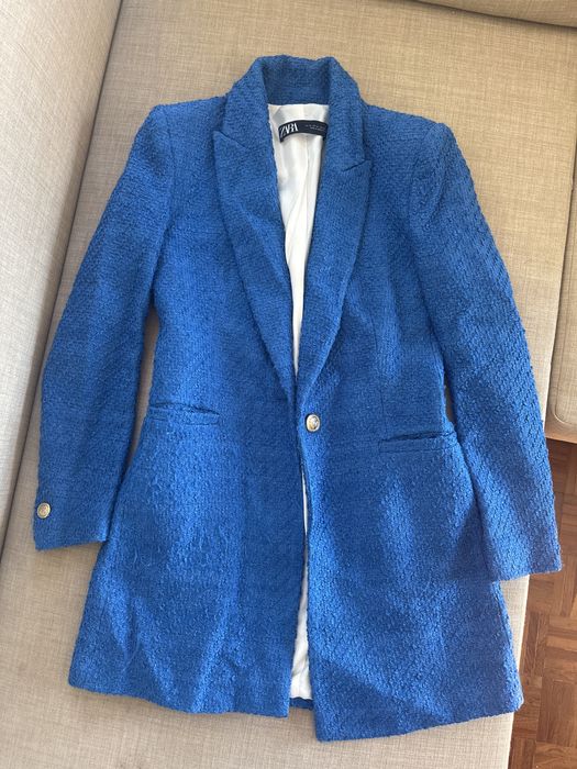 Casaco azul Zara XS