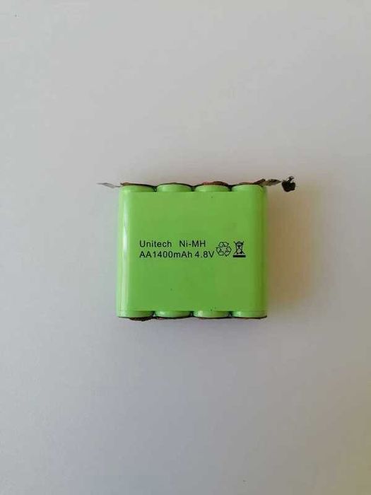 Bateria Recarregável 1400mAh 4.8V Ni-MH Unitech AA (4 Pilhas AA)