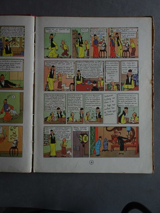 Livro Flamboyant - As aventuras de Tintim - O Loto Azul