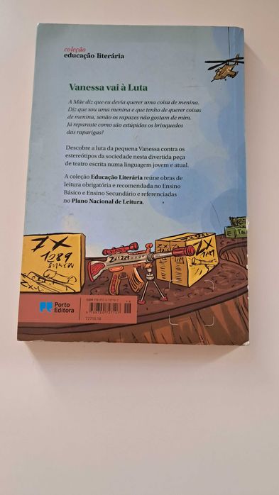 Livro Vanessa Vai à Luta – Programa Nacional de Leitura (8.º ano)