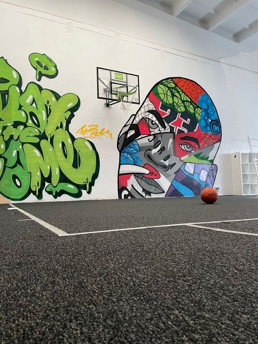 Graffiti Mural Malowanie Artystyczne UV 3D