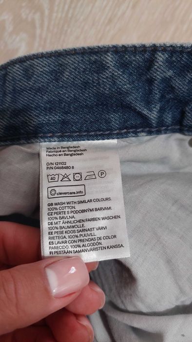 Джинсові,жіночі шорти h&m