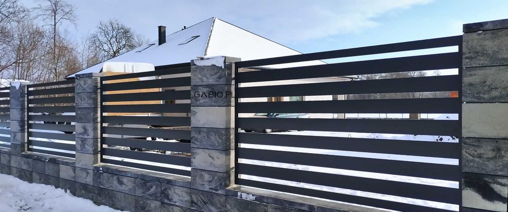 Przęsła ogrodzeniowe palisadowe