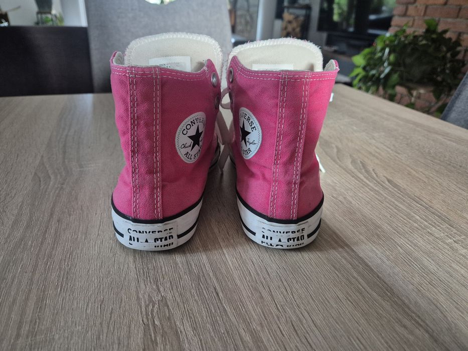 Trampki Converse rozm 36, wkładka 22,5 różowe