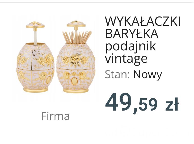 Jajo na wykałaczki .