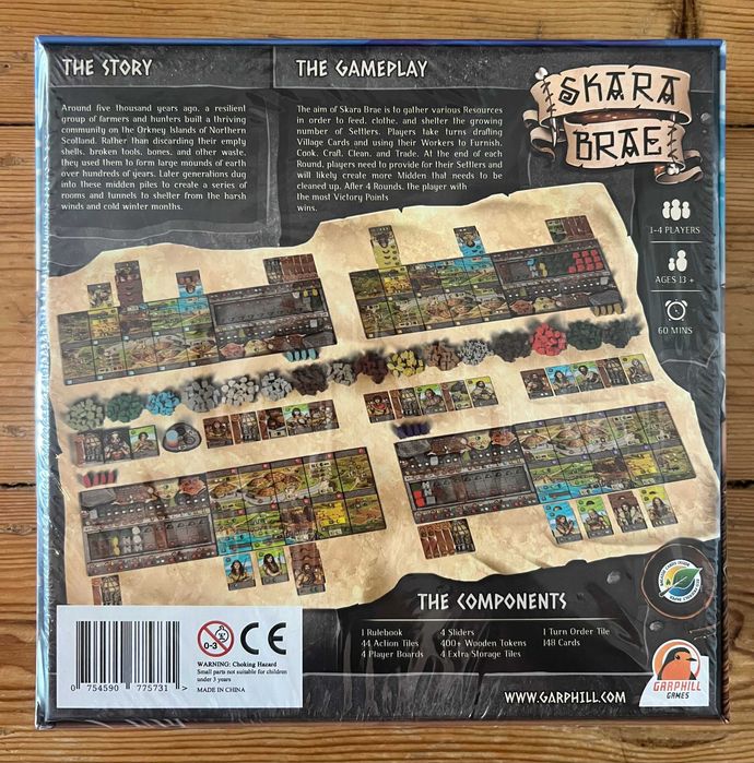 Skara Brae — Jogo de Tabuleiro