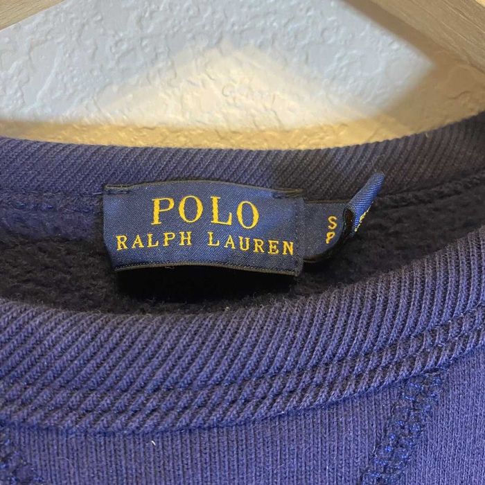 $79 Толстовка POLO Ralph Lauren RL с вышивкой темно-синяя раритет р. S