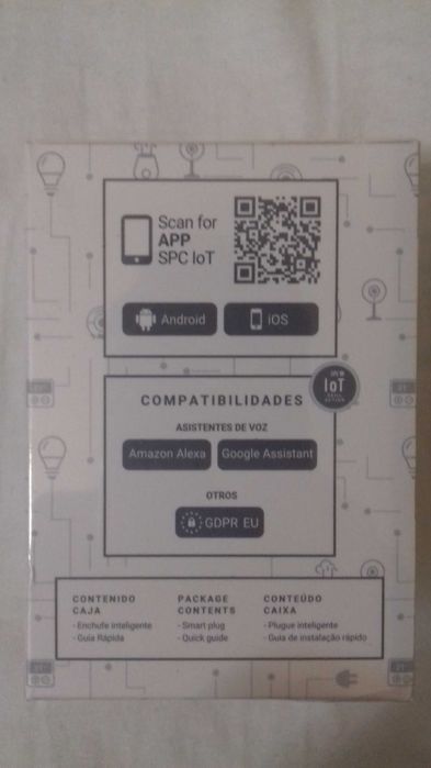 Tomada Inteligente com wifi SPC ou Energeeks NOVA e embalada 5€