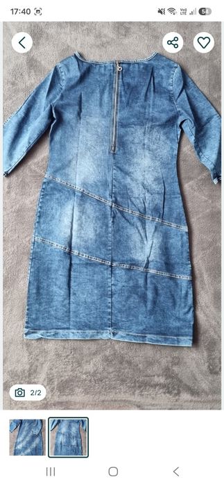 Sukienka jeansowa 38