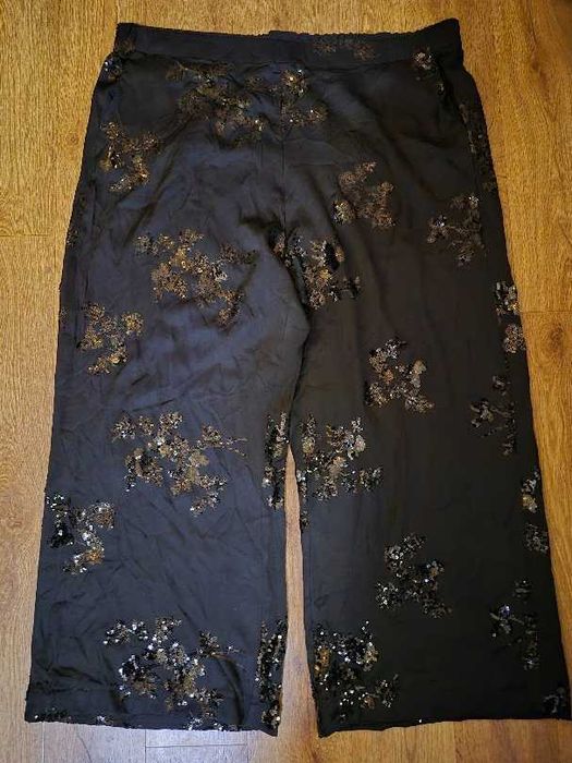 очень красивые женские черные женские брюки палацо, штаны joanna hope