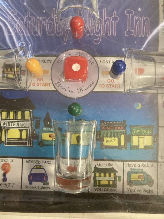 Jogo tabuleiro shots bebida
