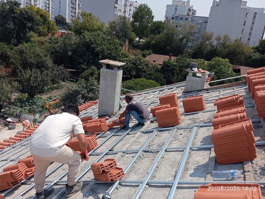 Remodelação e telhado