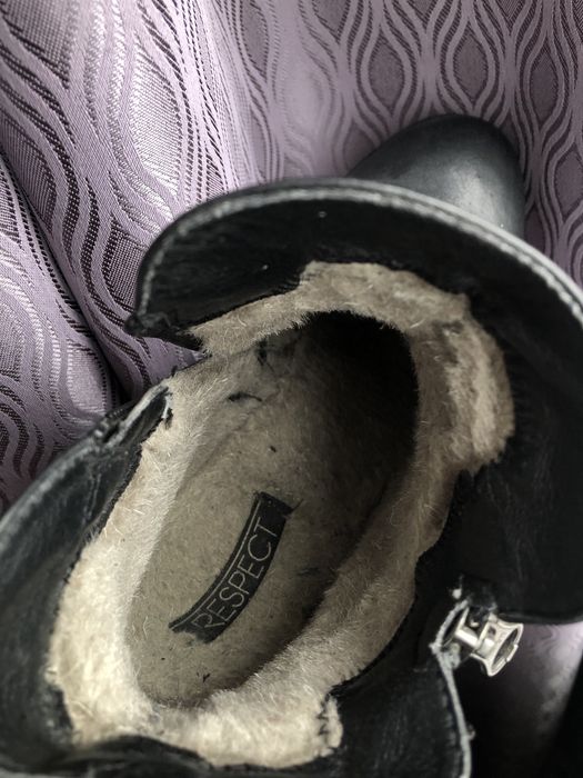 Ботинки осінь зима шкіряні Respect