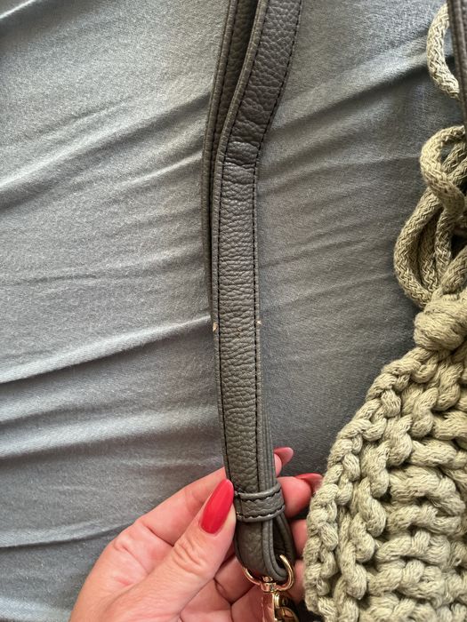 Boho bags ręcznie robione khaki torebka torba damska sznurek pleciona