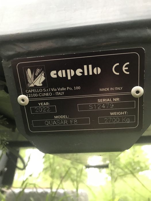 Жатка CAPELLO QUASAR F8, кукурудзяна, на ДЖОН ДІР та МАССЕЙ, 2022 р.в.