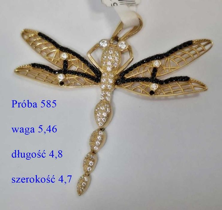 Unikatowe złote zawieszki 585