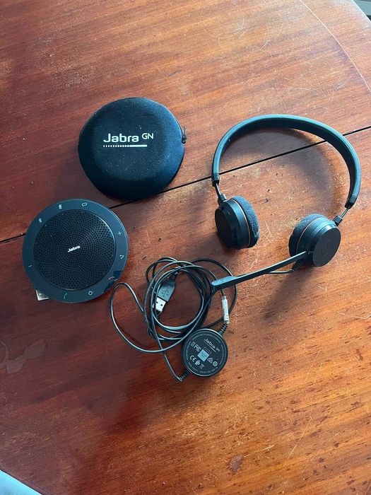 Jabra Altifalante Speak 510 + Headphones