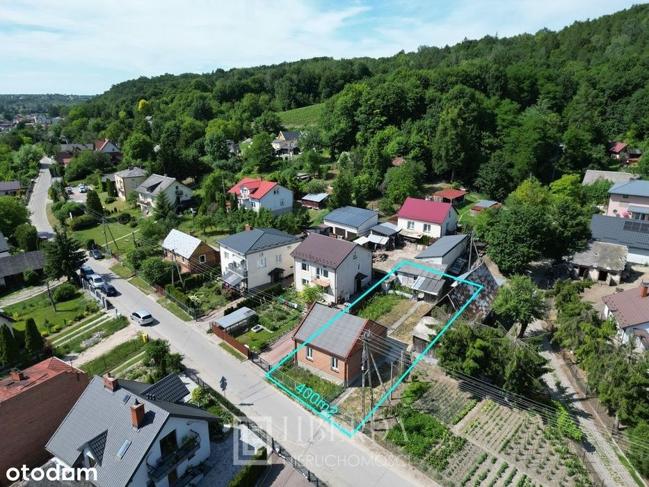 Działka z domem 55 m² pod Kazimierzem Dolnym