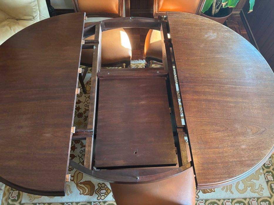 Mesa sala jantar redonda madeira