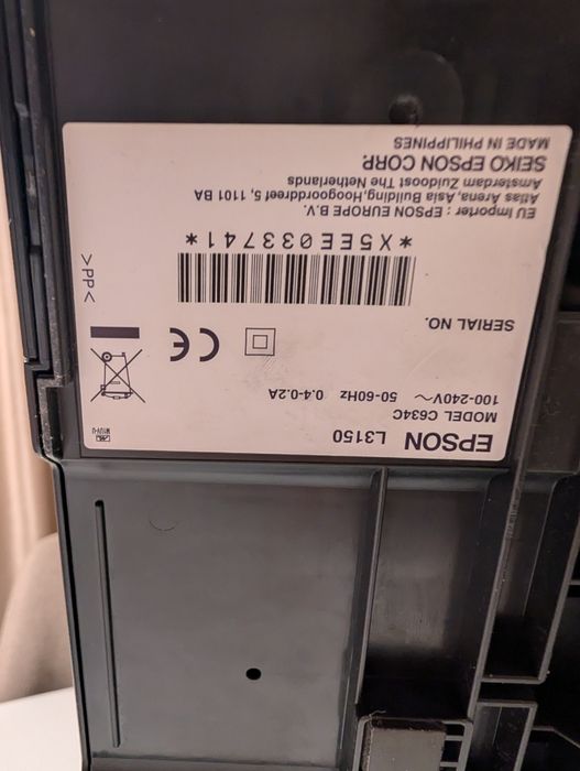 Drukarka Epson Ecotank L3150 uszkodzona głowica