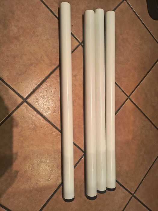 Nogi nieregulowane IKEA - białe