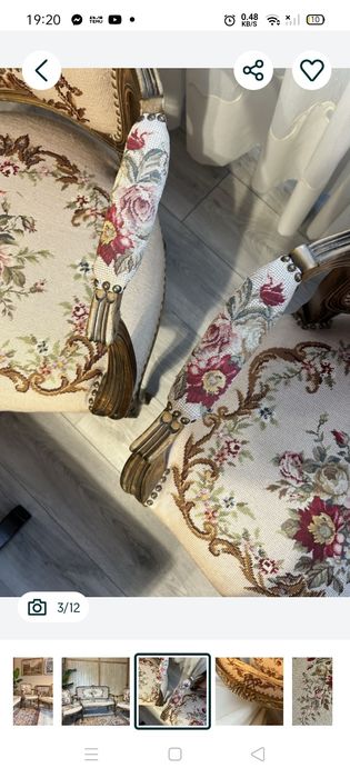 Meble w starym stylu/Ludwikowskim gobeliny