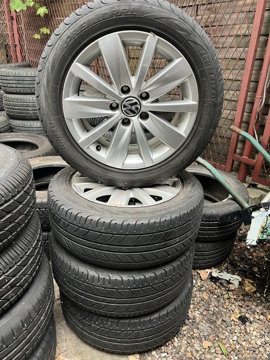 Koła aluminiowe volkswagen 5x112 16cali z oponami