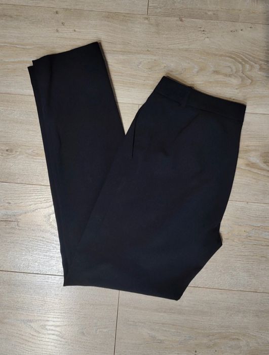 Czarne klasyczne spodnie damskie H&M S