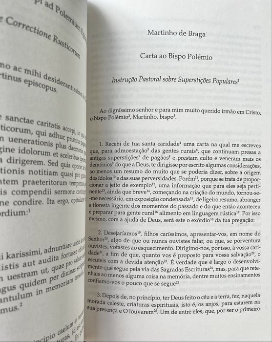 Martinho de Dume -  Instrução Pastoral sobre Superstições Populares