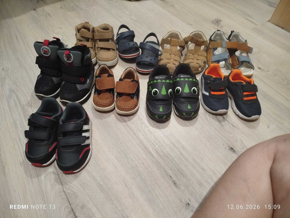 Chłopięce buty używane