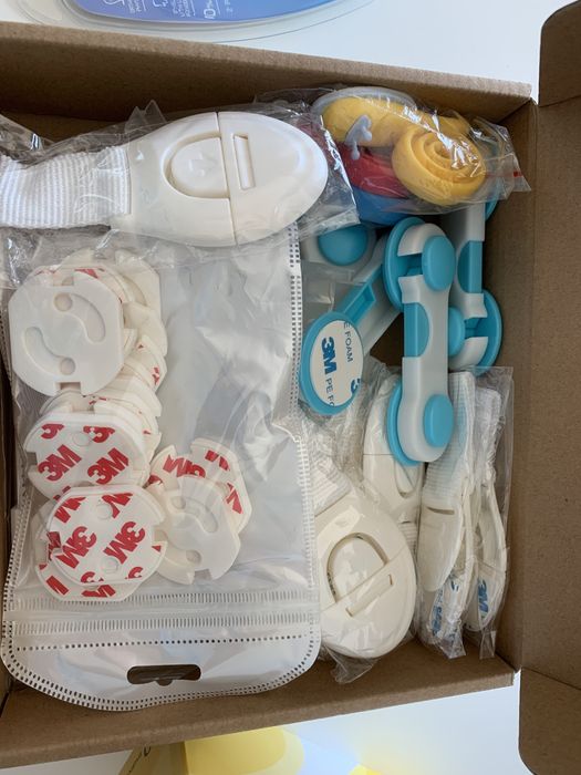 Boxes of protective items and additional pacifier offer64585837049857121