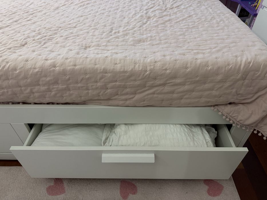 Cama BRIMNES / Vendo ou Troco por cama SLÄKT